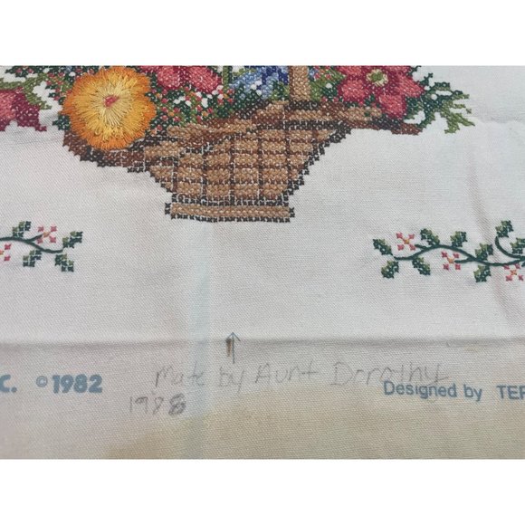 Vintage Dimensions Inc Embroidery Cross Stitch Sampler 1988 Alphabet Floral Flow - Picture 5 of 9
